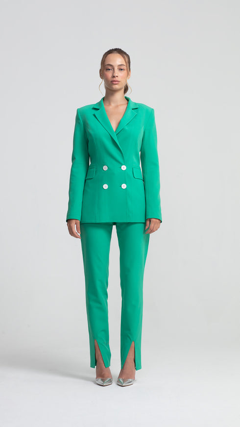 Double Breasted Fit Jade Jacket